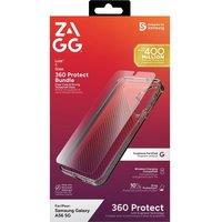 ZAGG Galaxy A56 Luxe Case & Screen Protector Bundle, Clear