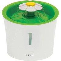 CATIT Flower Water Fountain - White, White,Green