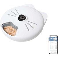 CATIT PIXI Smart 6-Meal Feeder - White, White
