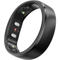 RINGCONN Gen 2 Smart Ring - Matte Black, Size 7, Black