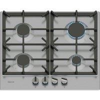 NEFF N70 T26CIP8N0 60 cm Gas Hob - Stainless Steel, Stainless Steel