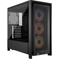 CORSAIR FRAME 4000D RS ARGB ATX Mid-Tower PC Case - Black, Black