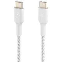 BELKIN Braided USB Type-C Cable - 2 m, White, White