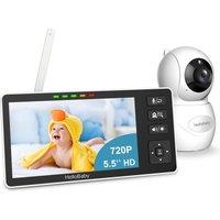 HELLOBABY HB6082L 5.5 LCD Display Baby Monitor - White