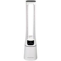RUSSELL HOBBS RHBLDL25W Hot & Cool Bladeless Tower Fan - White, White