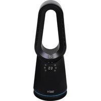 RUSSELL HOBBS RHCBLDL3IN1B Hot & Cool Bladeless Tower Fan - Black, Black