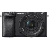 SONY a6400 Mirrorless Camera with E PZ 16-50 mm f/3.5-f/5.6 OSS II Lens, Black