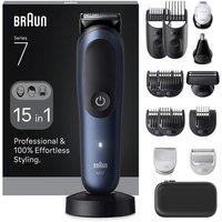 BRAUN Series 7 AIO7580 All-In-One Trimmer - Blue, Blue