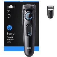 BRAUN Series 3 BT3500 Beard Trimmer - Black, Black