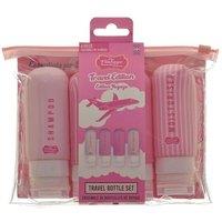 THE VINTAGE COSMETIC COMPANY Silicone Travel Bottles with Bag - Set of 4