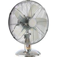 DAEWOO COL1607GE Portable 12 Desk Fan - Silver, Silver/Grey