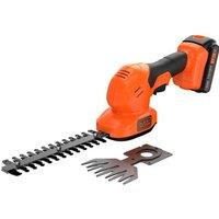 BLACK DECKER BCSS18D1 Grass Shear & Shrubber Combo - Orange & Black