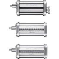 KITCHENAID 5KSMPRA Pasta Roller & Cutter Attachment - 3 Piece, Silver/Grey