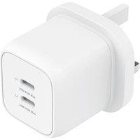 GOJI 45 W Dual USB Type-C GaN Charger, White