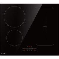 LOGIK LIHOBBRB25 60 cm Electric Induction Hob - Black, Black