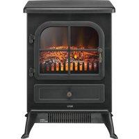 Logik L185EFB25 Electric Fireplace - Black, Black