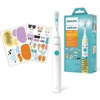 PHILIPS Sonicare HX3601/01 Kids Electric Toothbrush - Design a Pet Edition, White,Blue