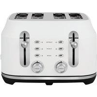 RANGEMASTER Classic Collection RMCL4S304WH 4-Slice Toaster - White Matt, White