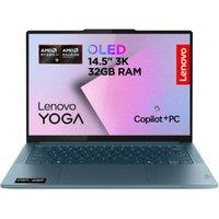 Lenovo Yoga Pro 7 14.5 Refurbished Laptop, Copilot+ PC - AMD Ryzen AI 9, 1 TB SSD, Tidal Teal (Excellent Condition), Blue