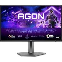 AOC AGON PRO AG326UD 4K Ultra HD 32" Quantum Dot OLED Gaming Monitor - Black, Black
