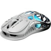 GRAVASTAR Mercury M1 Pro RGB Optical Gaming Mouse, Black,Silver/Grey