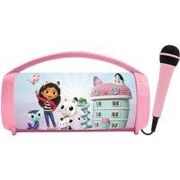 LEXIBOOK BTP585GDHZ Portable Bluetooth Speaker - Gabby's Dollhouse, Pink