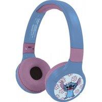 LEXIBOOK HPBT010D Wireless Bluetooth Kids Headphones - Disney Stitch, Pink,Blue