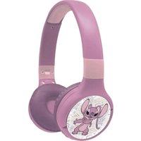 LEXIBOOK HPBT010D1 Wireless Bluetooth Kids Headphones - Disney Stitch, Purple,Pink,Patterned