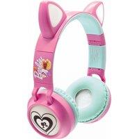LEXIBOOK HPBTKTBB-00 Wireless Bluetooth Kids Headphones - Barbie, Pink,Patterned,Green