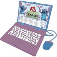 LEXIBOOK Bilingual Spanish & English Educational Laptop - Disney Stitch