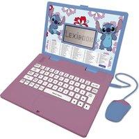 LEXIBOOK Bilingual Spanish & English Educational Laptop - Disney Stitch