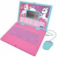 LEXIBOOK Bilingual French & English Educational Laptop - Unicorn