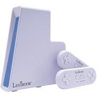 Lexibook Plug and Play TV Game Console with 2 Controllers - White