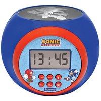 LEXIBOOK Projector Alarm Clock - Sonic, Red,Blue