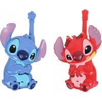 LEXIBOOK Disney 3D Walkie Talkies Set - Stitch & Leroy, Red,Blue