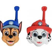 LEXIBOOK Paw Patrol 3D Walkie Talkies Set - Chase & Marshall, White,Brown,Red,Blue