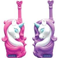 Lexibook Unicorn 3D Walkie Talkies Set - Pink & Purple, Pink,Purple,White,Blue