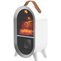 Smartair Glow Heat Portable Fan Heater - White, White