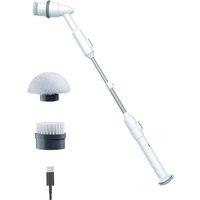 HIGH STREET TV Voom Turbo Scrubber Cordless Vacuum Cleaner - White, White