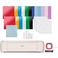 CRICUT Explore 4 DIY Digital Cutting Machine Deluxe Bundle, Cream