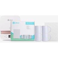 LOKLIK ImPress Auto Tumbler Heat Press Starter Pack, White
