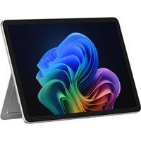MICROSOFT 12" Surface Pro, Copilot PC - Snapdragon X Plus, 256 GB SSD, Platinum, Silver/Grey