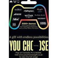 YOU CHOOSE Gaming Gift Card - £30