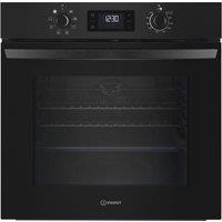 INDESIT Turn&Go IO 253 B UK Electric Oven - Black, Black