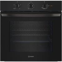 INDESIT Click&Clean IO 232H X UK Electric Oven - Black