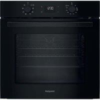 HOTPOINT Class 2 Multiflow HO 475P B UK Electric Pyrolytic Oven - Black, Black