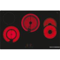 BOSCH Series 4 PKH811BB1D 80 cm Electric Ceramic Hob - Black, Black