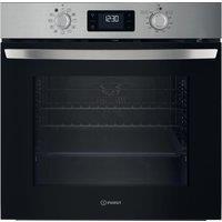 INDESIT Turn&Go IO 278P1 X UK Electric Pyrolytic Oven - Stainless Steel, Stainless Steel
