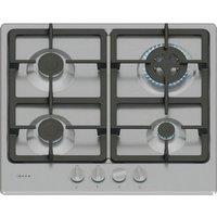 NEFF N50 T26GKH8N0 60 cm Gas Hob - Stainless Steel, Stainless Steel