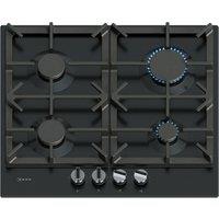 NEFF N70 T26CIP8S0 60 cm Gas Hob - Black, Black